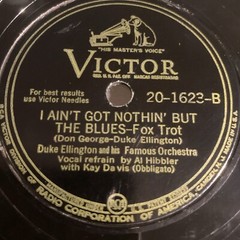 1946 JAZZ Duke Ellington 78 rpm VICTOR 20-1623 AINT GOT NOTHIN BUT THE BLUES VG+