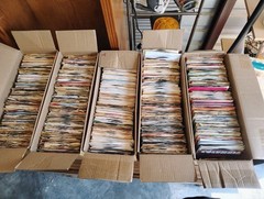 100 – 7″ – 45 rpm Records Bulk Lot. see description