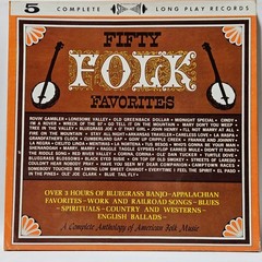 Various – Fifty Folk Favorites – 1963 Folk – EX – Ultrasonic Clean