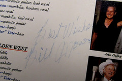 RARE AUTOGRAPHED,BILL MONROE & STARS BLUEGRASS HALL OF FAME,VINYL LP ALBUM