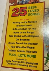 Disneys Childrens Favorites Vinyl Record Vol 1 Disneyland Records 2505 25 Songs