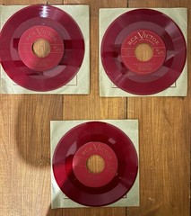 Peter and The Wolf 3 Set Narrated~Eleanor Roosevelt~Boston Symphony 1950~45 RPMs