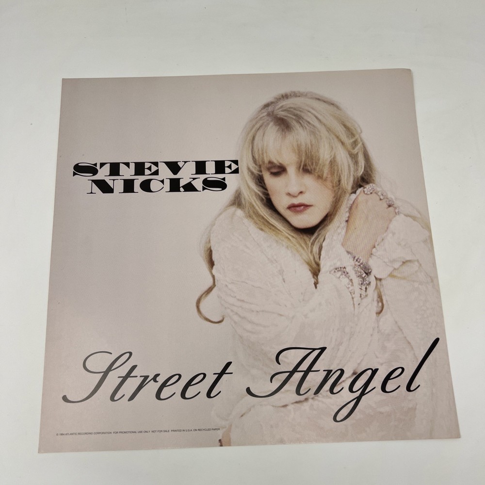 Vintage Stevie Nicks Street Angel 1994 12×12 Promo Poster Card