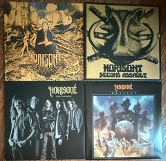Lot of 4 Horisont Vinyl LPs Två Sidor Av Horisonten Second Assault Time Warriors
