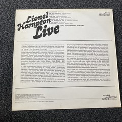 Lionel Hampton And His Orchestra – Lionel Hampton Live Vinyl LP 12″ 1961