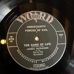 [RADIO/SPOKEN WORD]~EXC LP~THE GAME OF LIFE~Jarrell McCracken~[1970~WORD~Issue]