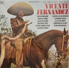 Vicente Fernandez “El Hijo Del Pueblo” Mariachi Ranchera Record Lp