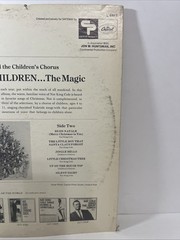 Nat King Cole Magic of Christmas with Children LP Album 1967 Capitol L6517