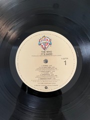 The Who It’s Hard LP 1982 Warner Bros W1 23731 VG+ Tested Original Lyric Sleeve