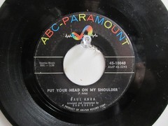 💥 ‘ PAUL ANKA ‘ HIT 45 + PICTURE [ PUT YOUR HEAD ON MY SHOULDER ] 1959 ! 💥