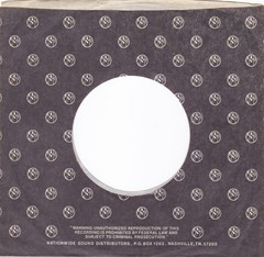 Mixed Lot of 2 – NSD BLACK #2 WHITE #4 7″ 45RPM Original Record Company Sleeves