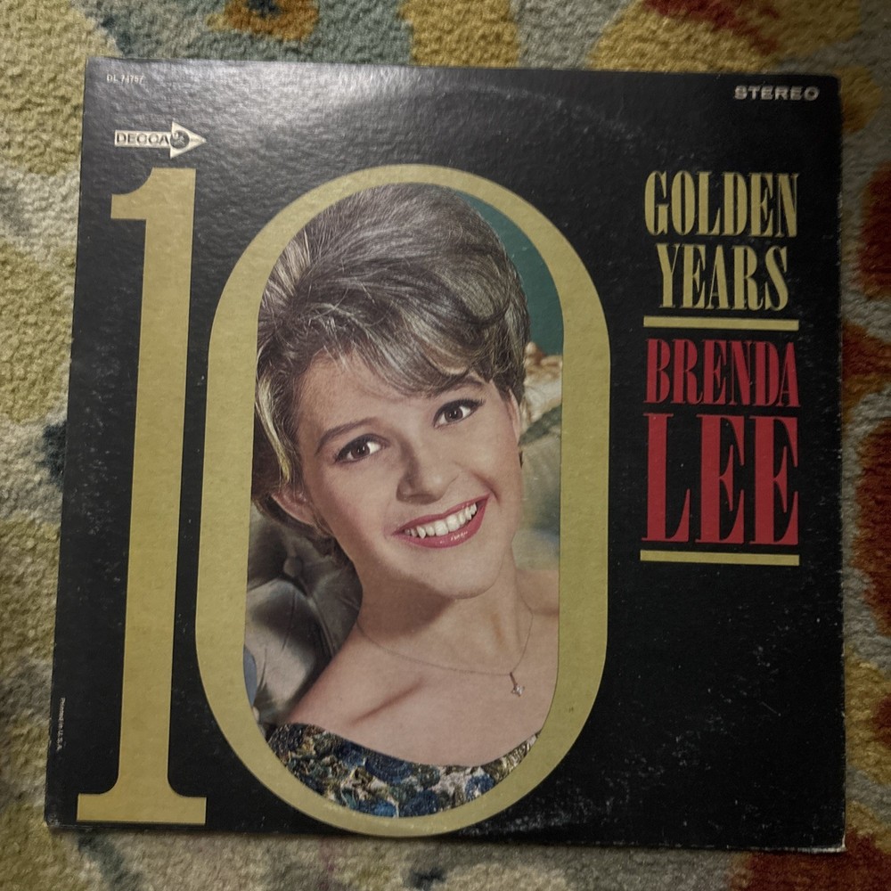 Brenda Lee – 10 Golden Years – 1966 – Decca DL 74757 Vinyl LP VG+/VG+!!!