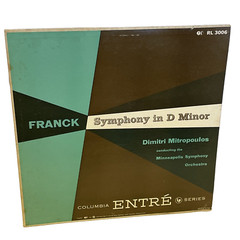 Franck: Symphony In D Minor (Vinyl, 1952) Columbia RL 3006 VG LP Record Album
