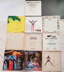 Lot Of 10 Spanish LP Covers for Craft Up Cycle Re Purpose Decorative NO RECORDS