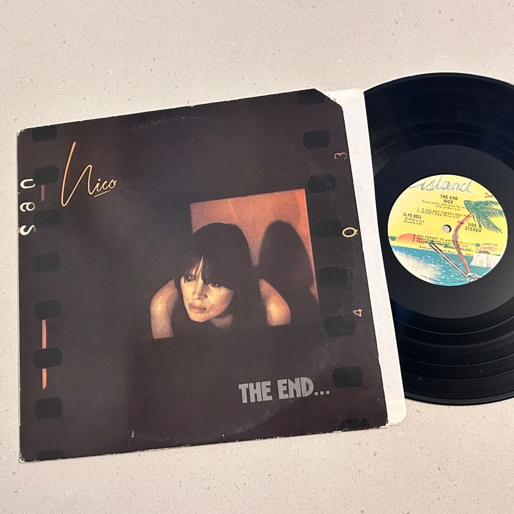 (EX) NICO “The End” 1st US Press 1974 Vinyl LP Island (Velvet Underground)