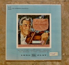 Fritz Kreisler violin LP vinyl My Favorites RCA Victor red label
