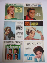 1960s POP ROCK Lot Of 53 PICTURE SLEEVES 45 RPM No Records ALL PICTURED