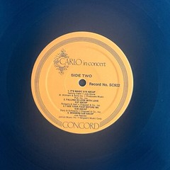 John Carlo, Carlo In Concert, Vinyl LP, VG+