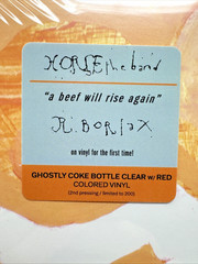 Horse the Band R. Borlax -Coke Clear/Red Vinyl -Ltd Ed -FIGHT MS -FREE SHIPPING