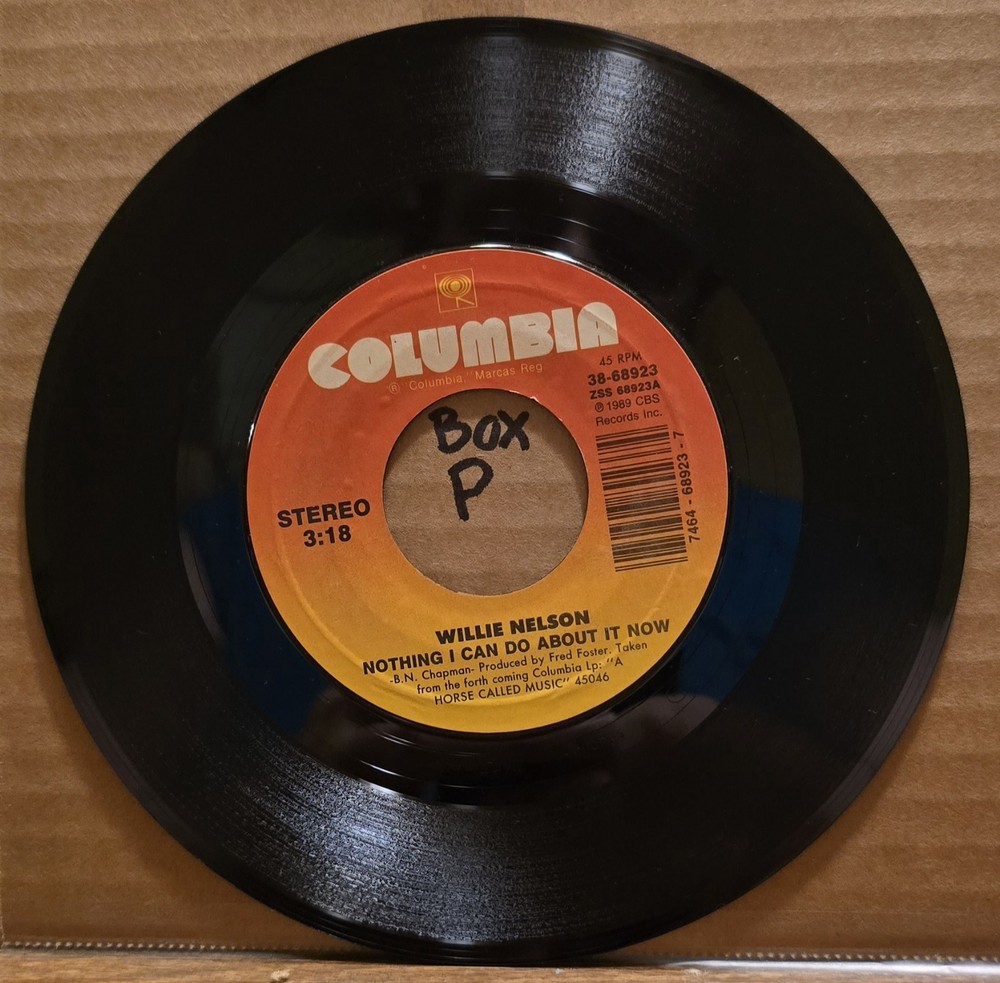 Willie Nelson: Nothing I Can Do About It Now/If I Were A Painting – VG+ | 1989
