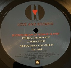 Love and Rockets – Seventh Dream of Teenage Heaven Vinyl LP LTD ED/OUT OF PRINT