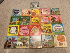 Lot of 20 Vintage SEE HEAR READ Walt Disney’s Books & Records 33 1/3 RPM