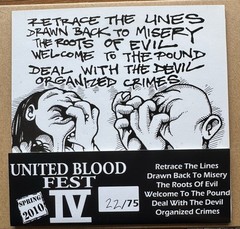 Backtrack Deal With The Devil 7″ United Blood 2010 Pressing Record /75 NYHC