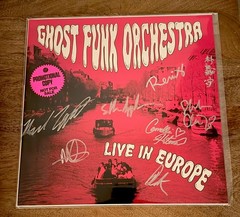 Vinyl GHOST FUNK ORCHESTRA LIVE IN EUROPE Record Signed Full Band RSD26