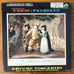 vinyl record: RCA Victor Verdi Falstaff Toscanini NBC Symphony Mono LM-6111