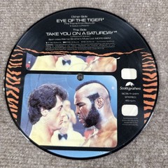 1982 Survivor Eye of the Tiger Picture Disc 7″ Vinyl Record Theme Song Rocky III