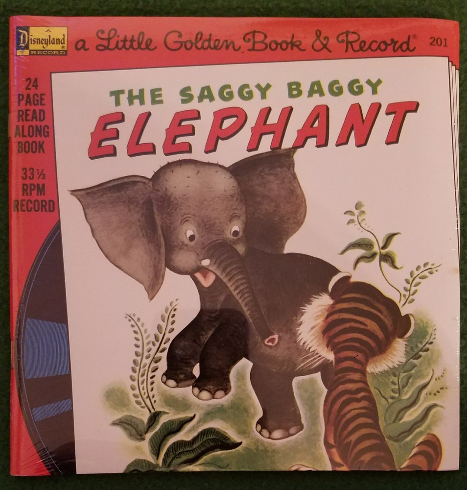 The Saggy Baggy Elephant Book and Record, (SS), 33 1/3 RPM, 7 in., #201, 1976