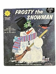 Frosty The Snowman Peter Pan Records Sunshine Series 45rpm EP 3 Songs 60s Vtg
