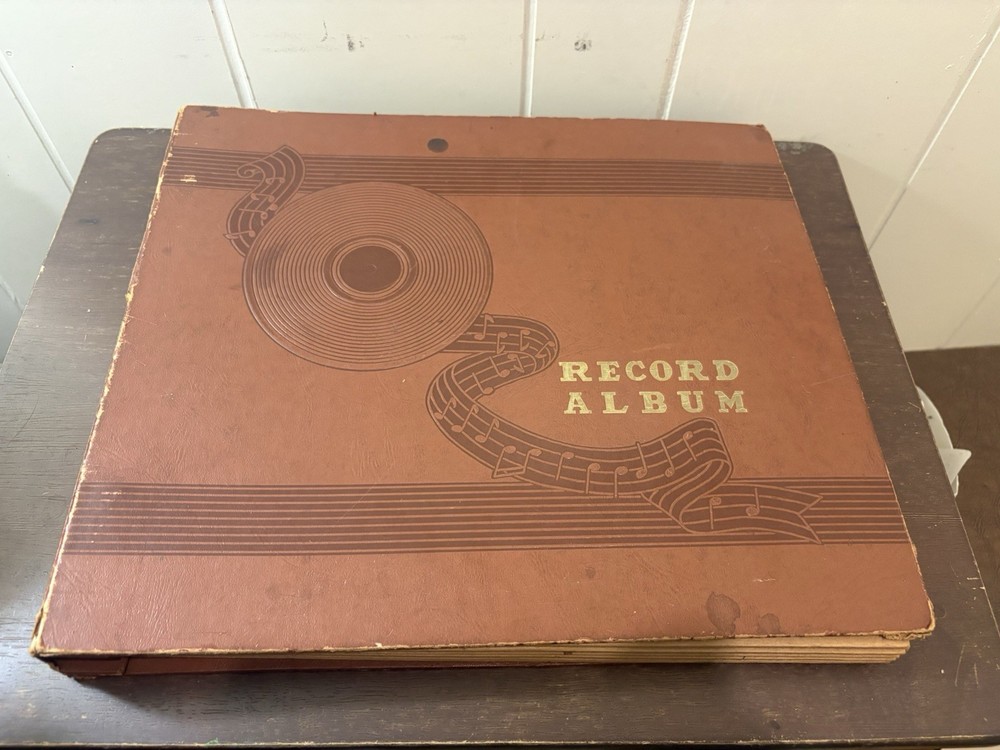 Lot Of 10 1950s Albums In A Vintage Record Album 33 1/3