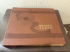 Lot Of 10 1950s Albums In A Vintage Record Album 33 1/3