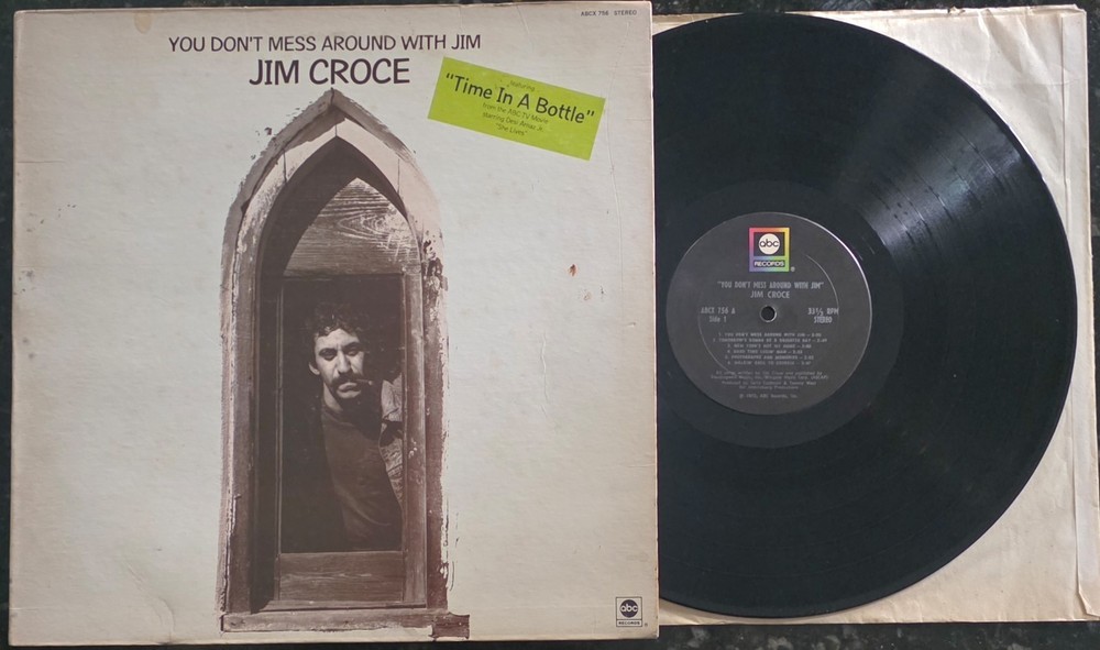 You Don’t Mess Around With Jim Croce 1971 ABCX-756 Vinyl LP Vintage Record VG+