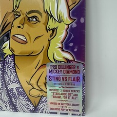 MICKEY DIAMOND Sting VS. Flair LP HALF & HALF Pink Blue /180 IN HAND SEALED
