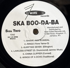 The Skatalites – Ska Boo-Da-Ba LP 2000’s Wirl Records Reissue Jamaican Press