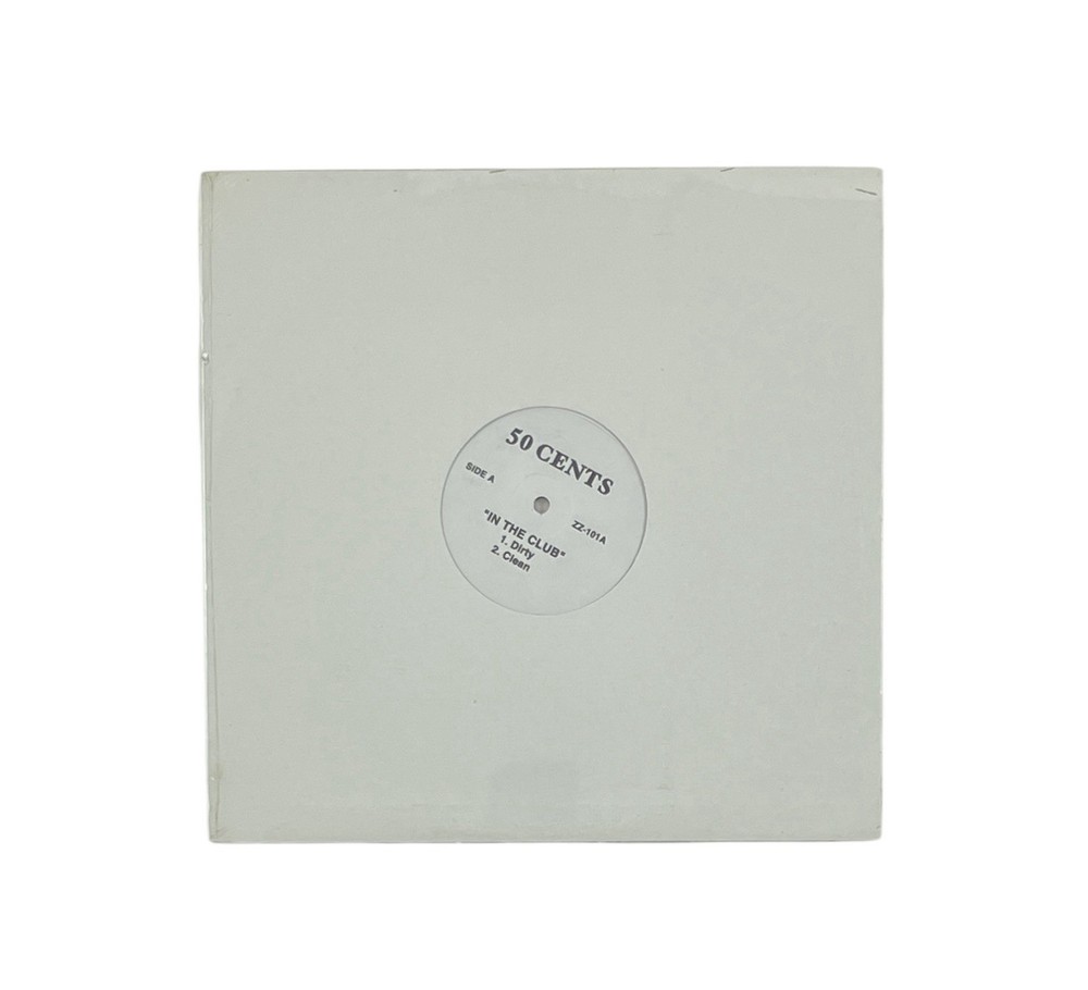 50 Cent Rare In the Club Promo Test Pressing 12” Vinyl Record ZZ-101 G-Unit 🔥