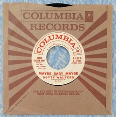 EX 1961 CA ROCKABILLY TEEN PROMO Dotty Walters Wonder Who / Maybe Baby Maybe 45