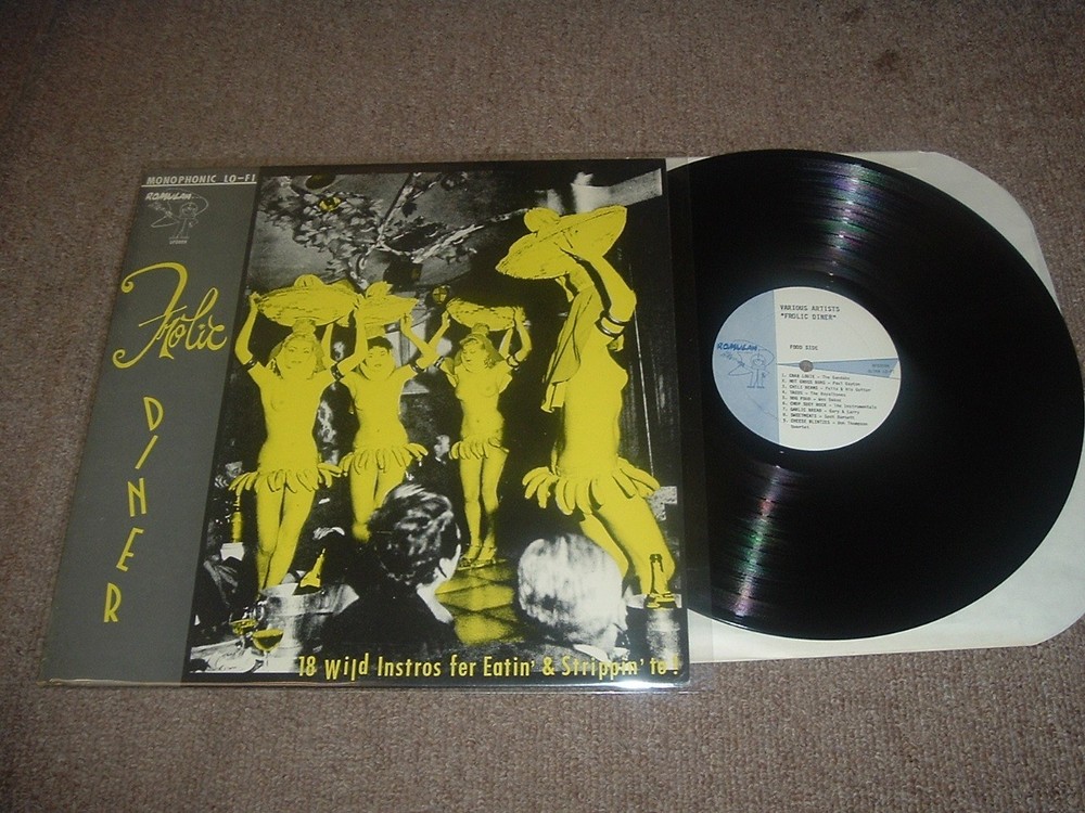 Frolic Diner Vol. 1 “Various Artists” 1990 LP Romulan Label # UFOX09 Nr/Mt
