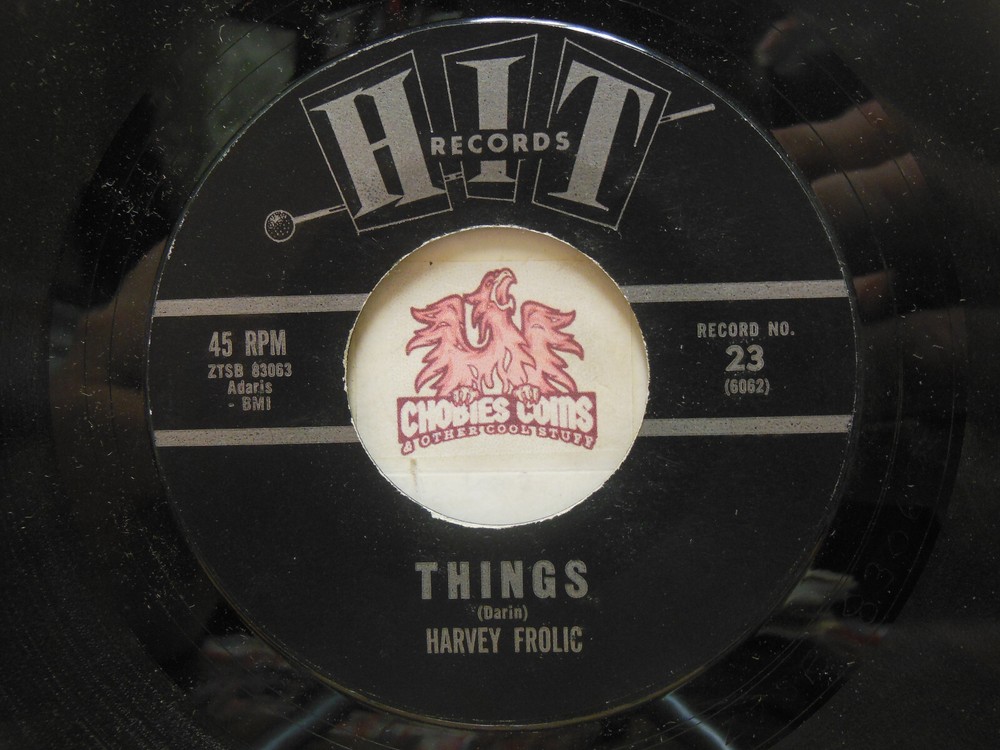 Harvey Frolic / Connie Landers – Things / Heart In Hand, 45 RPM VG+ (28B)