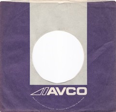 Mixed 2 Lot 70’S AVCO RECORDS LABEL 7″ 45 RPM Original Record Company Sleeves