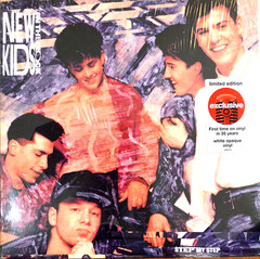 New Kids on the Block ‘Step By Step’ White Opaque Vinyl LP Record NEW in Shrink