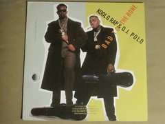 KOOL G RAP & D.J. POLO BAD TO THE BONE 12″ 1991 COLD CHILLIN’ PROMO HIP HOP VG+