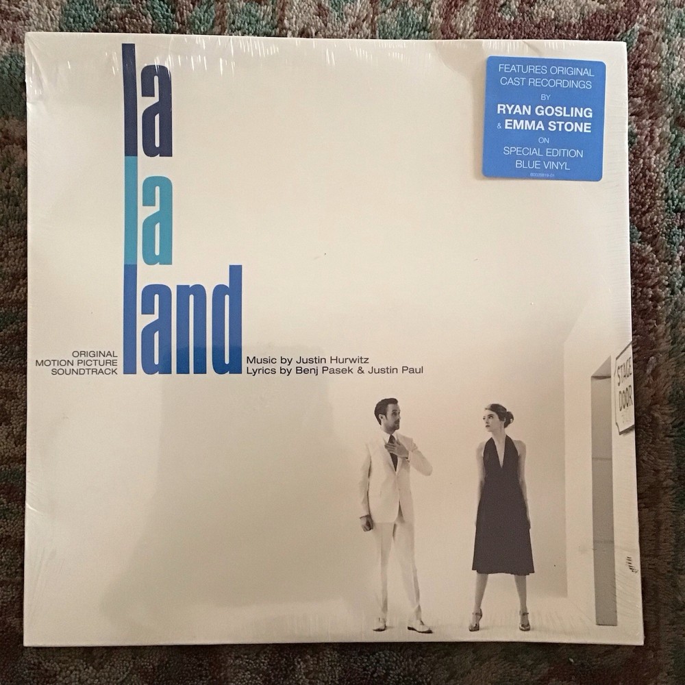 Emma Stone, Ryan Gosling SEALED La La Land LP – Blue Vinyl – B0025619-01