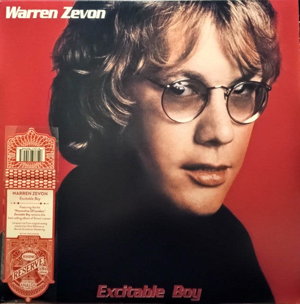 Warren Zevon – Excitable Boy | LP Vinyl | 180g Audiophile | Classic Rock Album