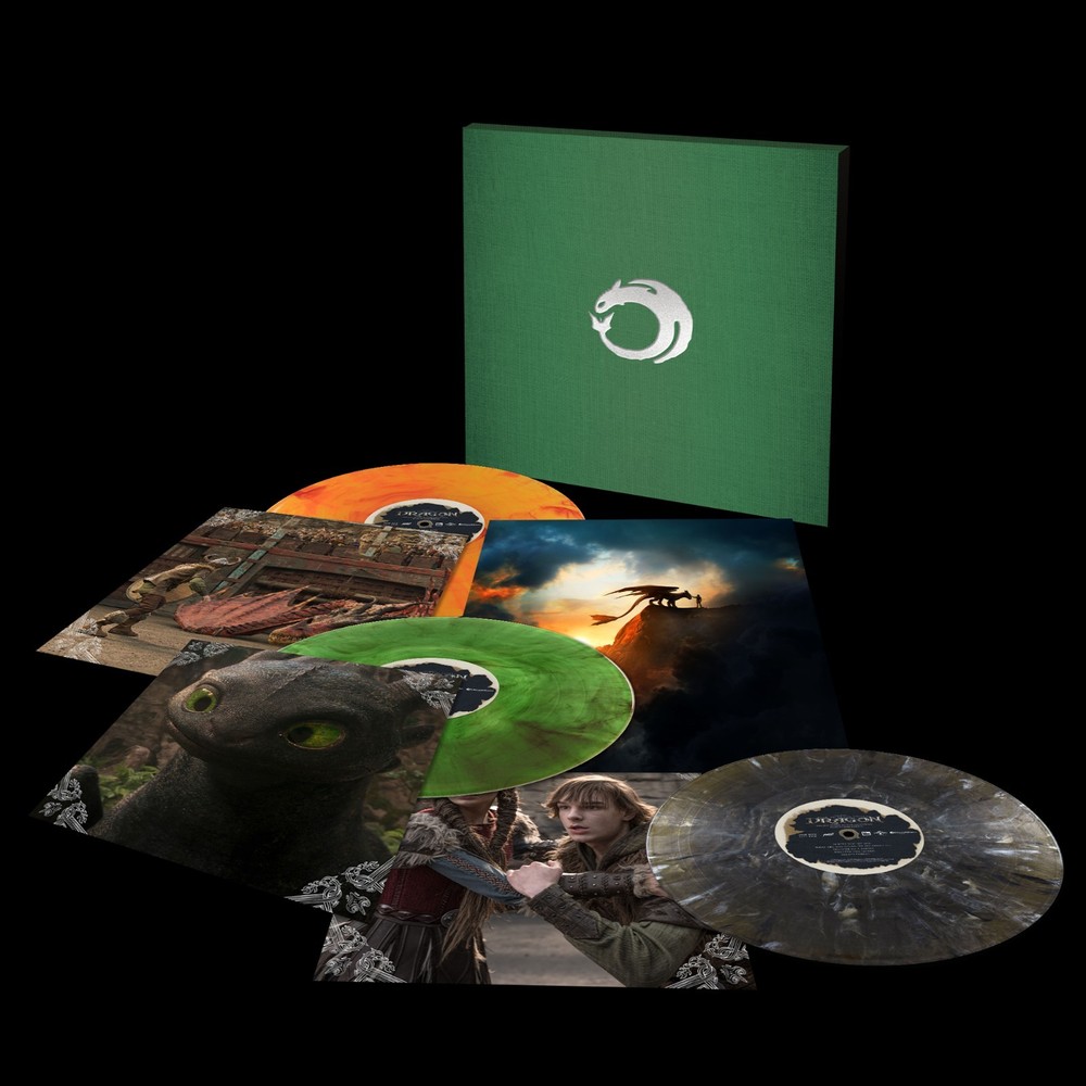 How To Train Your Dragon 2025 Soundtrack 3x LP “Night Fury” Limited Color Vinyl