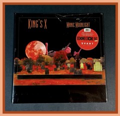 King’s X – Manic Moonlight LP On Numbered Orange Vinyl Ty Tabor Doug Pinnick