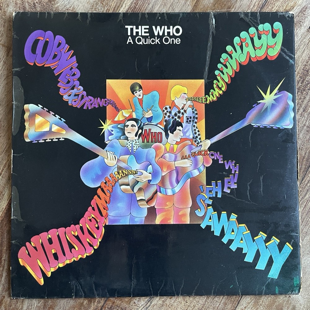 THE WHO – A QUICK ONE VG+/VG+ VINYL LP / MONO FIRST PRESSING / REACTION
