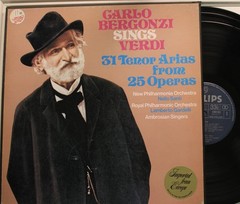 Carlo Bergonzi 3 – Disc Lp Sings Verdi On Philips – Vg++ To Nm!/ Vg++